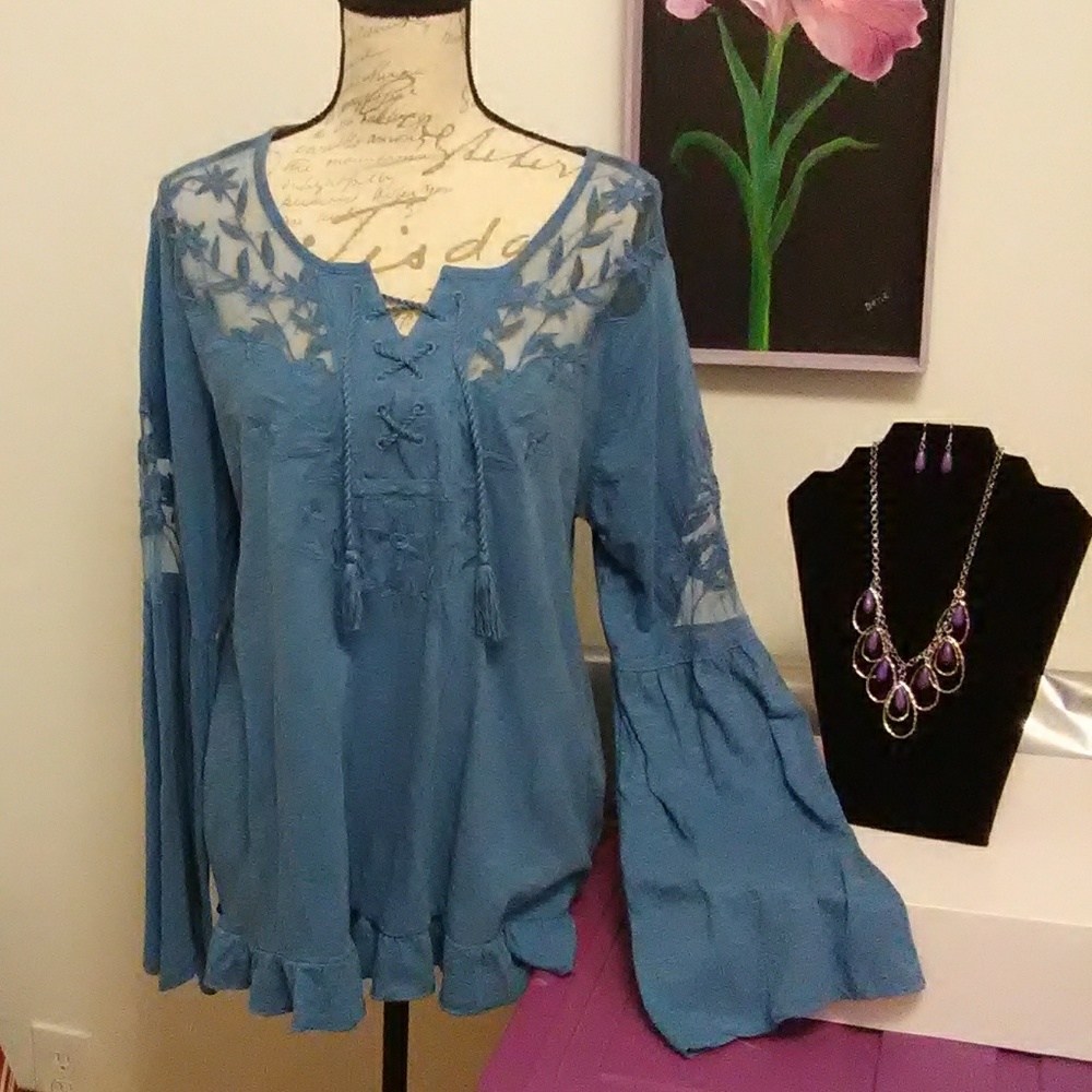 New Style &Co flowy blouse